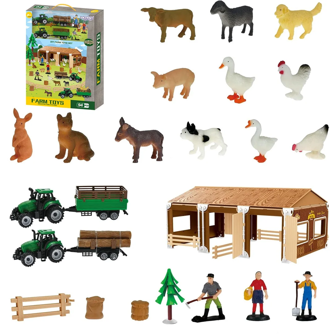 WOOPIE Zestaw Mały Farmer XL Figurki Gospodarstwo
