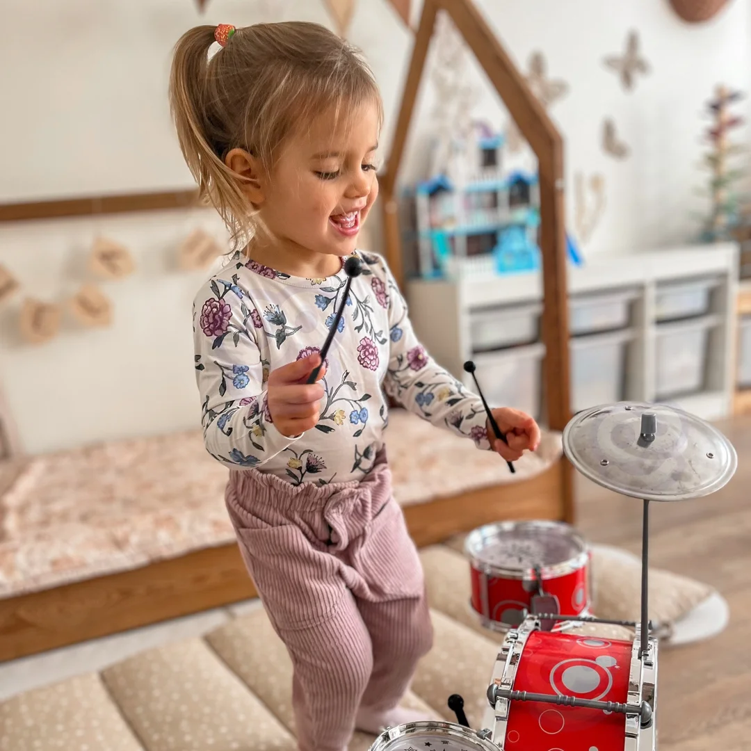 WOOPIE Zestaw Perkusyjny Edukacyjmy dla Dzieci Nauka Muzyki