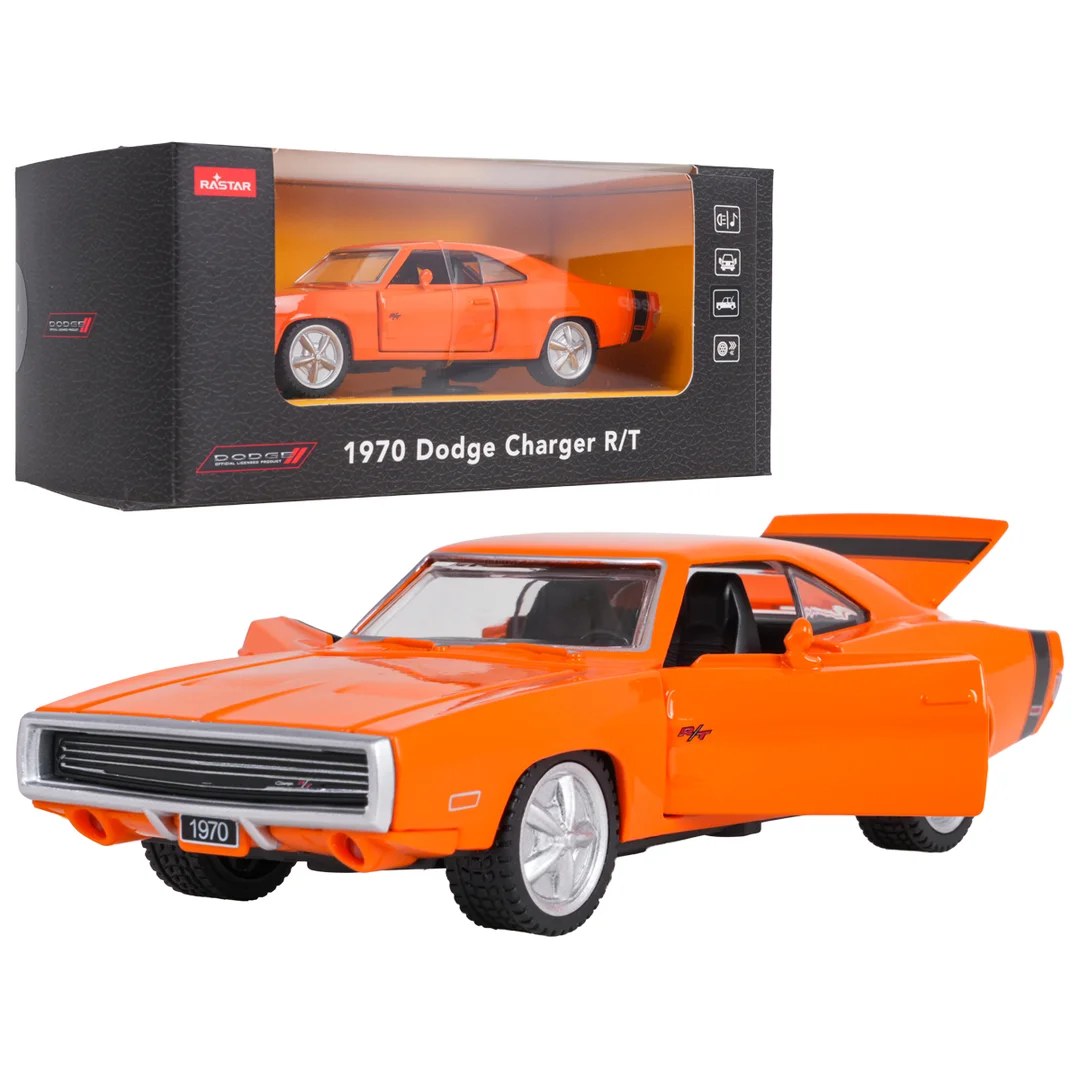Autko Dodge Charger R T Pomarańczowy RASTAR