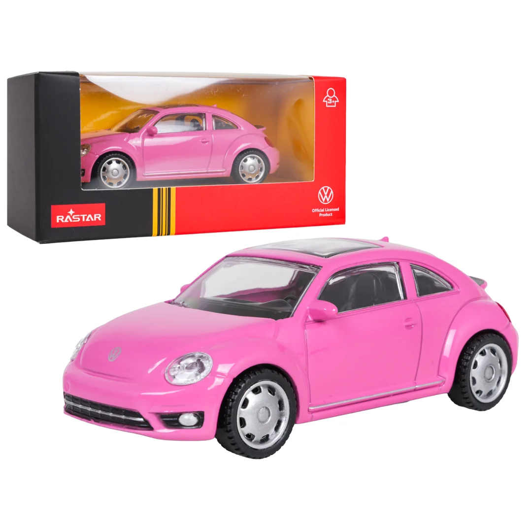 Autko Volkswagen Beetle Różowy RASTAR