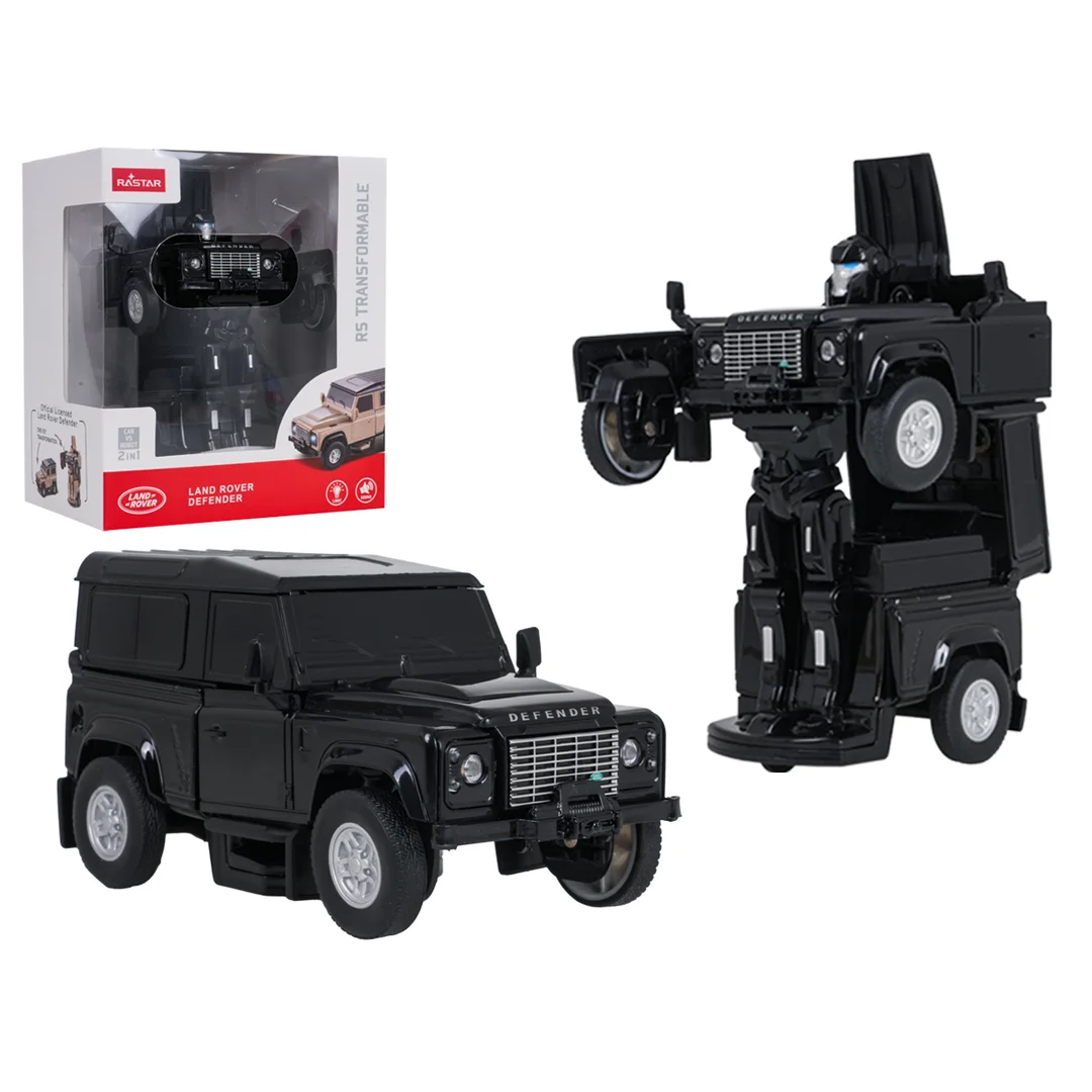Autko Land Rover Defender Czarny RASTAR