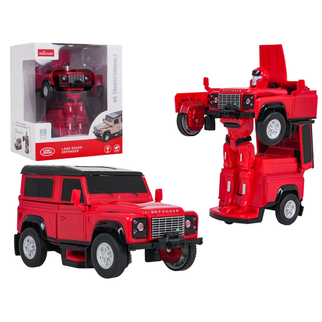 Autko Land Rover Defender Czerwony RASTAR