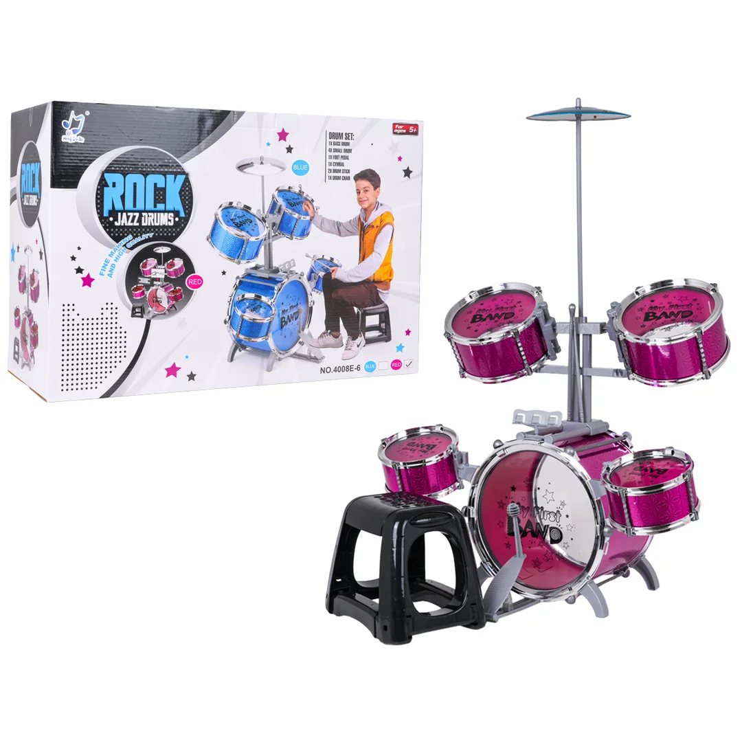 Duża Perkusja ROCK BAND Różowa