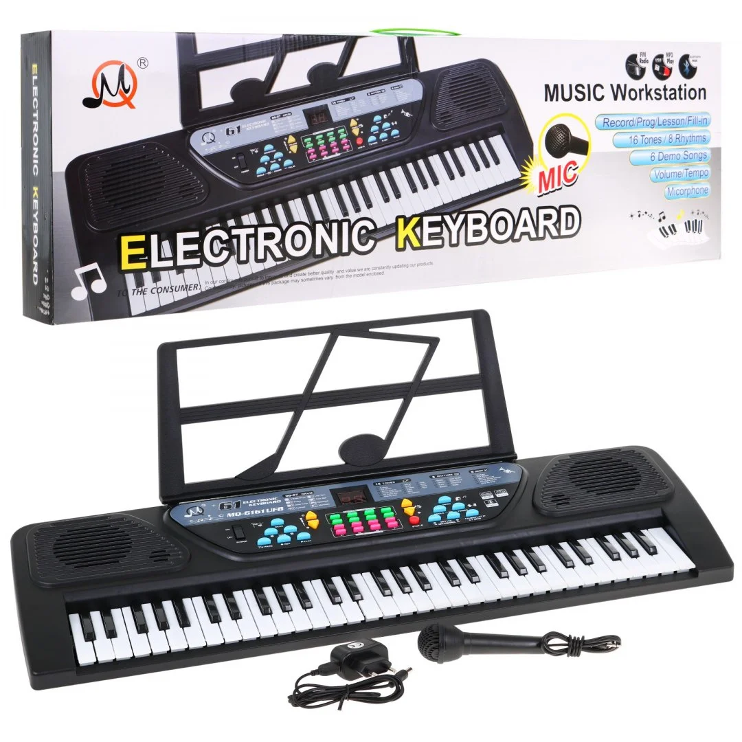 Keyboard z trybem nauki dla Stojak na nuty Mikrofon Nagrywanie model