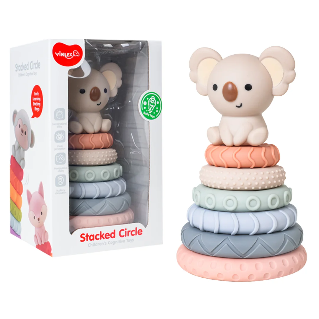 Kolorowa Sensoryczna Piramida Koala