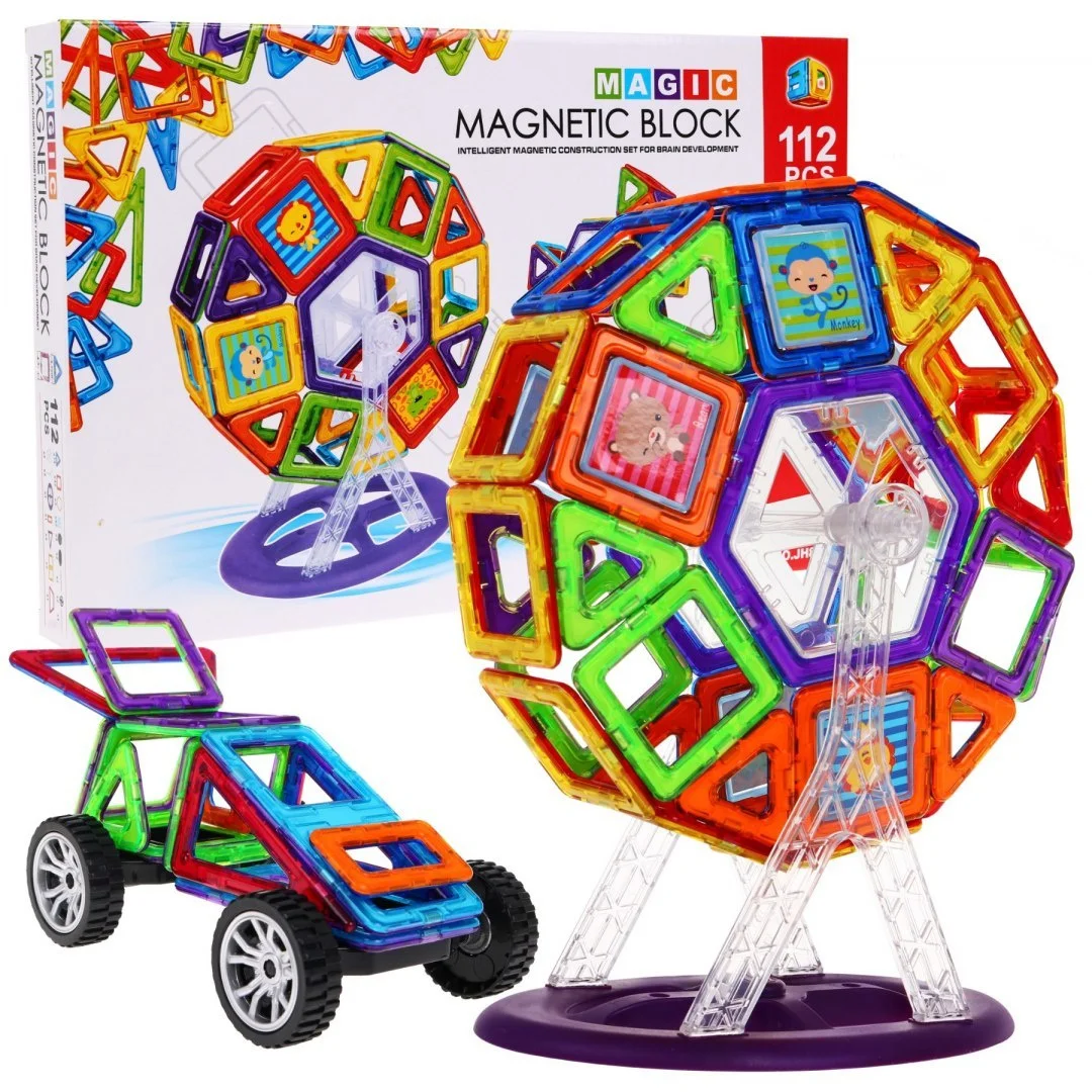 Magiczne Klocki Magnetyczne elementów