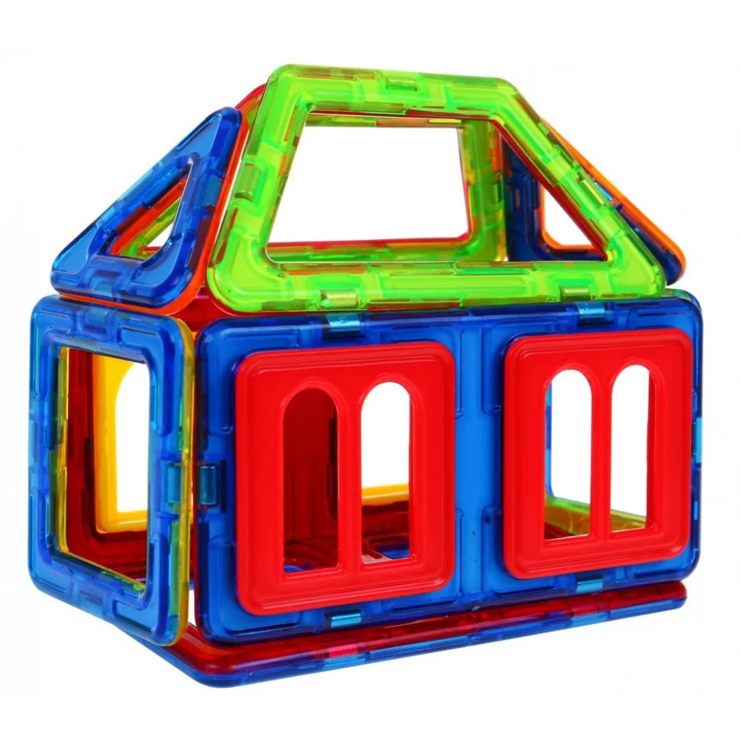 Mini zestaw Klocki magnetyczne dla Kolorowe Wzornik konstrukcji