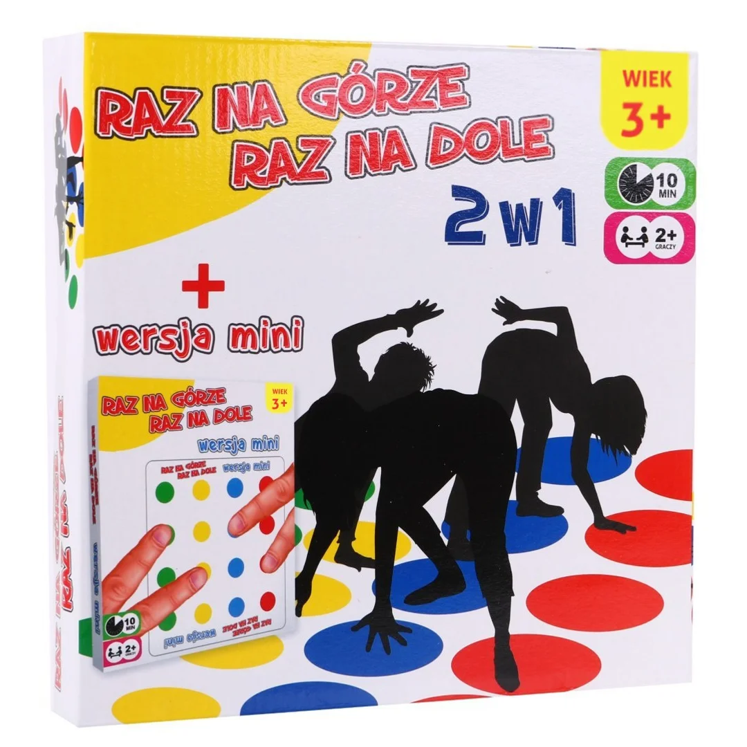 Raz na Górze Raz na dla Gra zręcznościowa Mata z kółkami Tarcza do losowania Mini wersja na palce