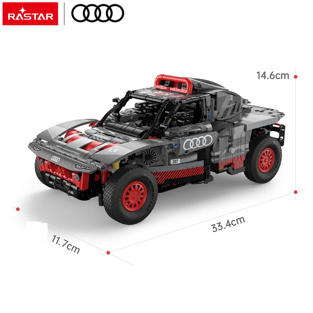 Autko Audi RS Q e tron Szary RASTAR