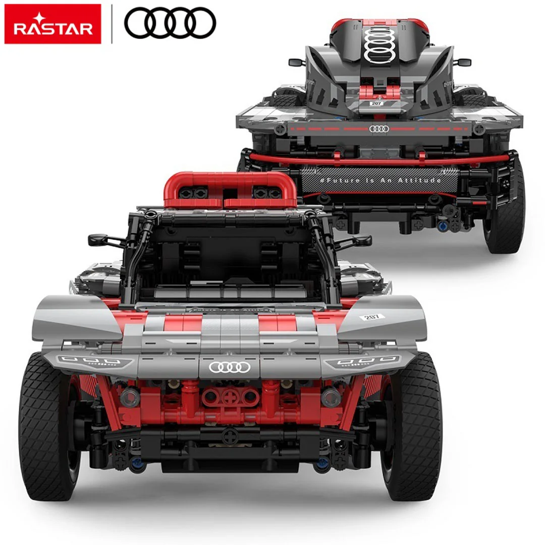 Autko Audi RS Q e tron Szary RASTAR
