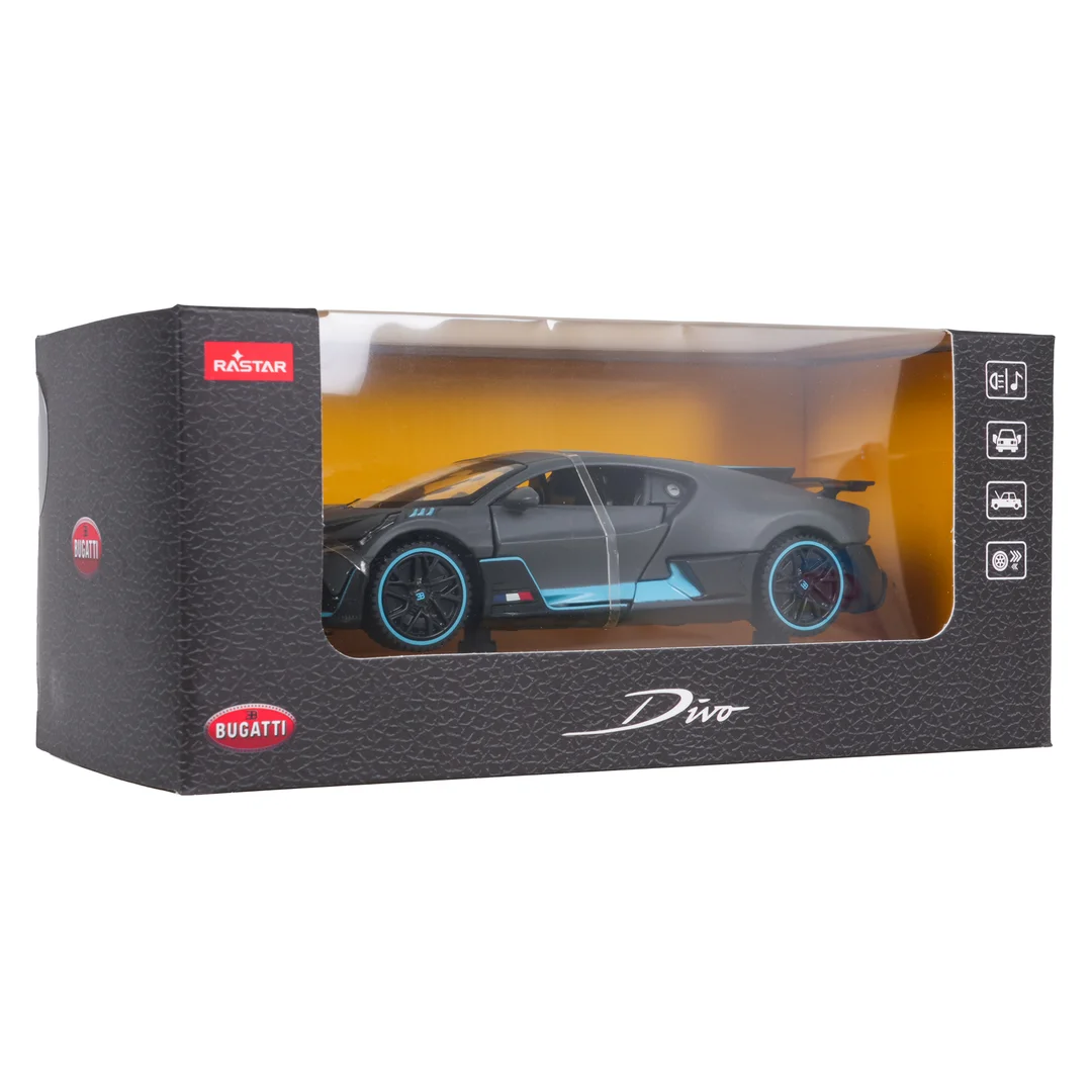 Autko Bugatti Divo Szary RASTAR