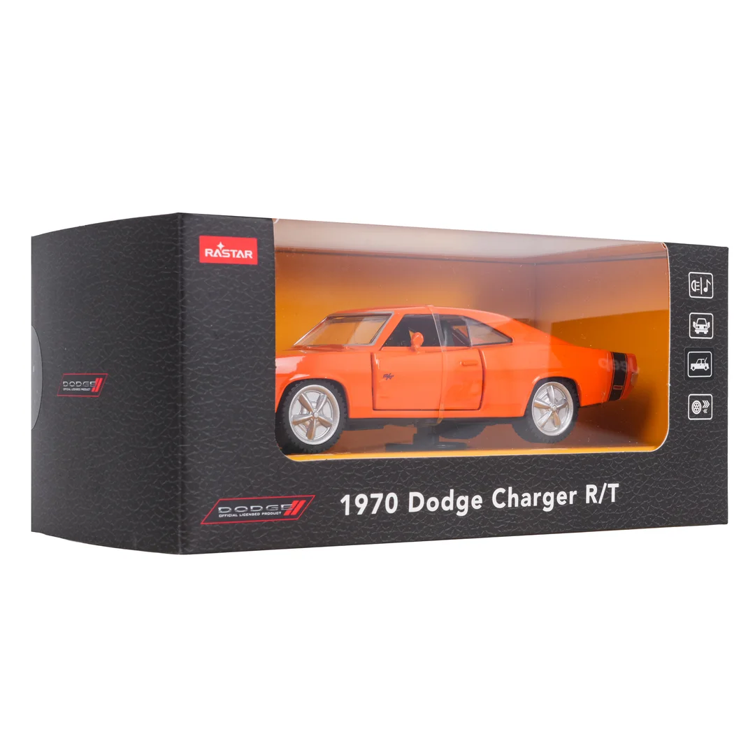 Autko Dodge Charger R T Pomarańczowy RASTAR
