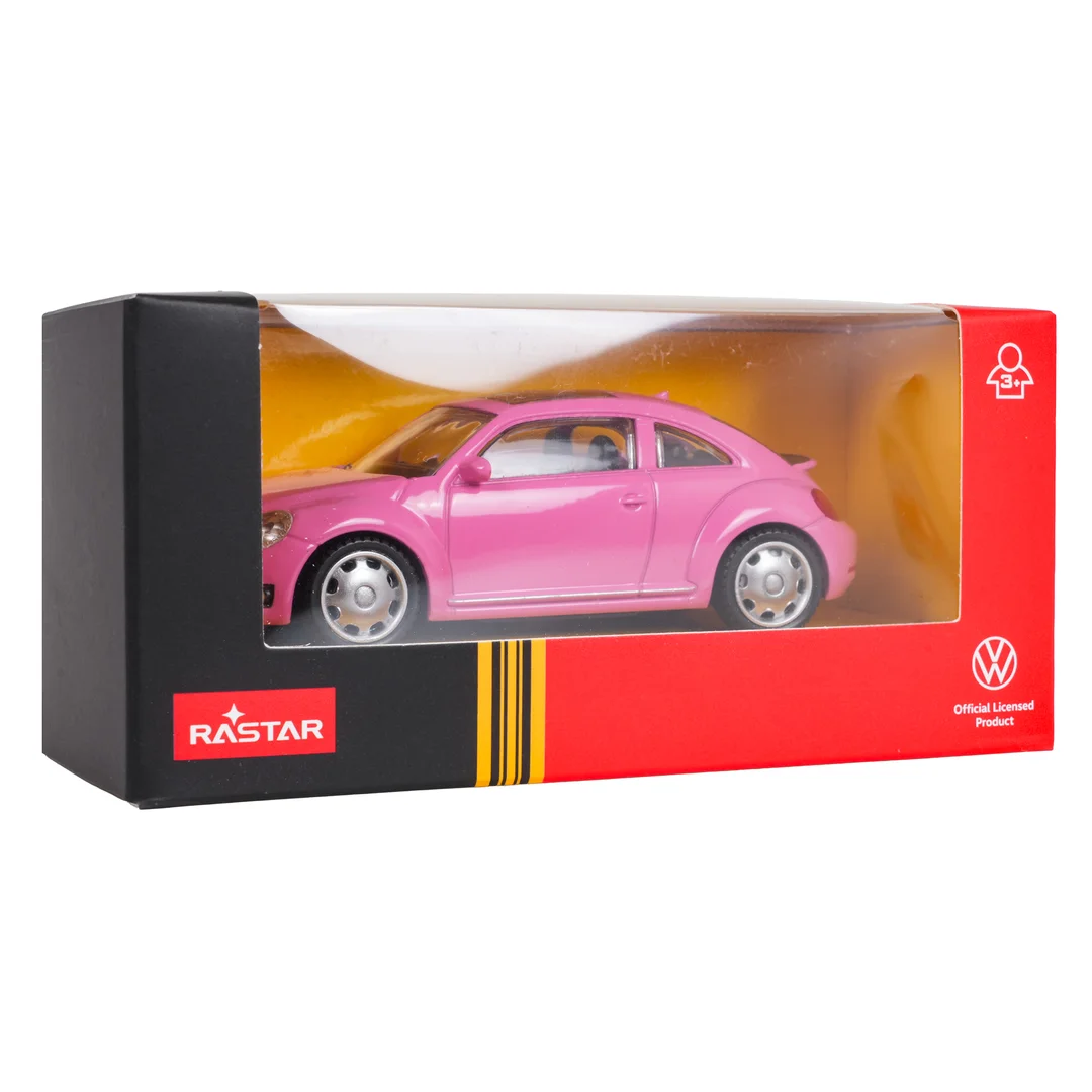 Autko Volkswagen Beetle Różowy RASTAR