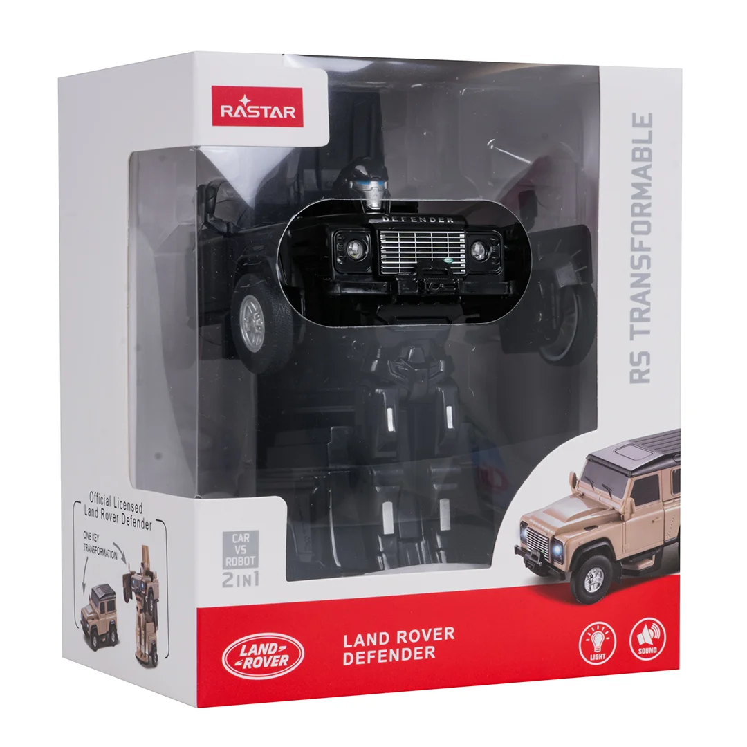 Autko Land Rover Defender Czarny RASTAR