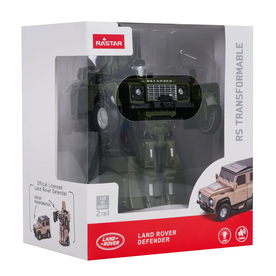 Autko Land Rover Defender Zielony RASTAR