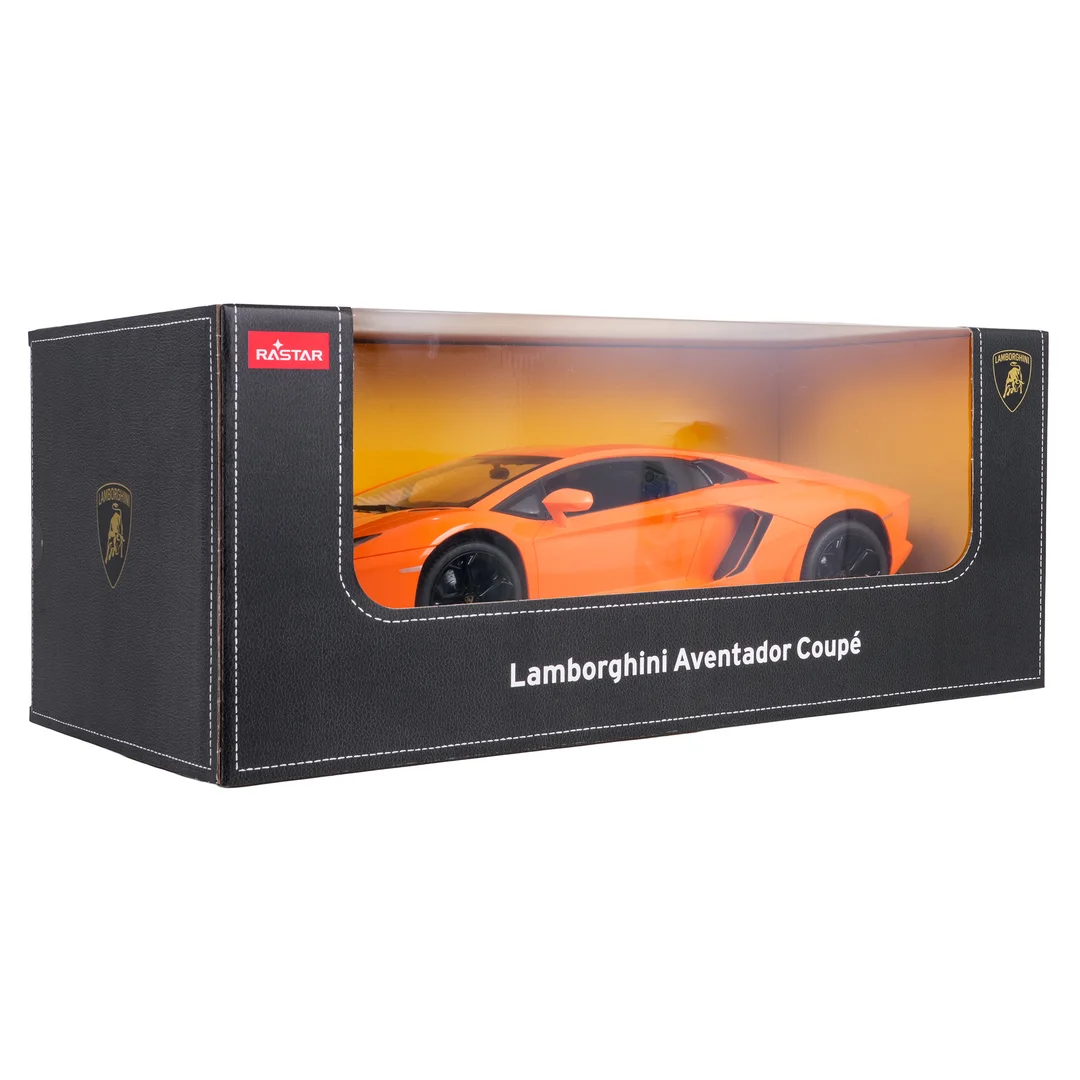 Autko R Lamborghini Aventador Pomarańczowe RASTAR