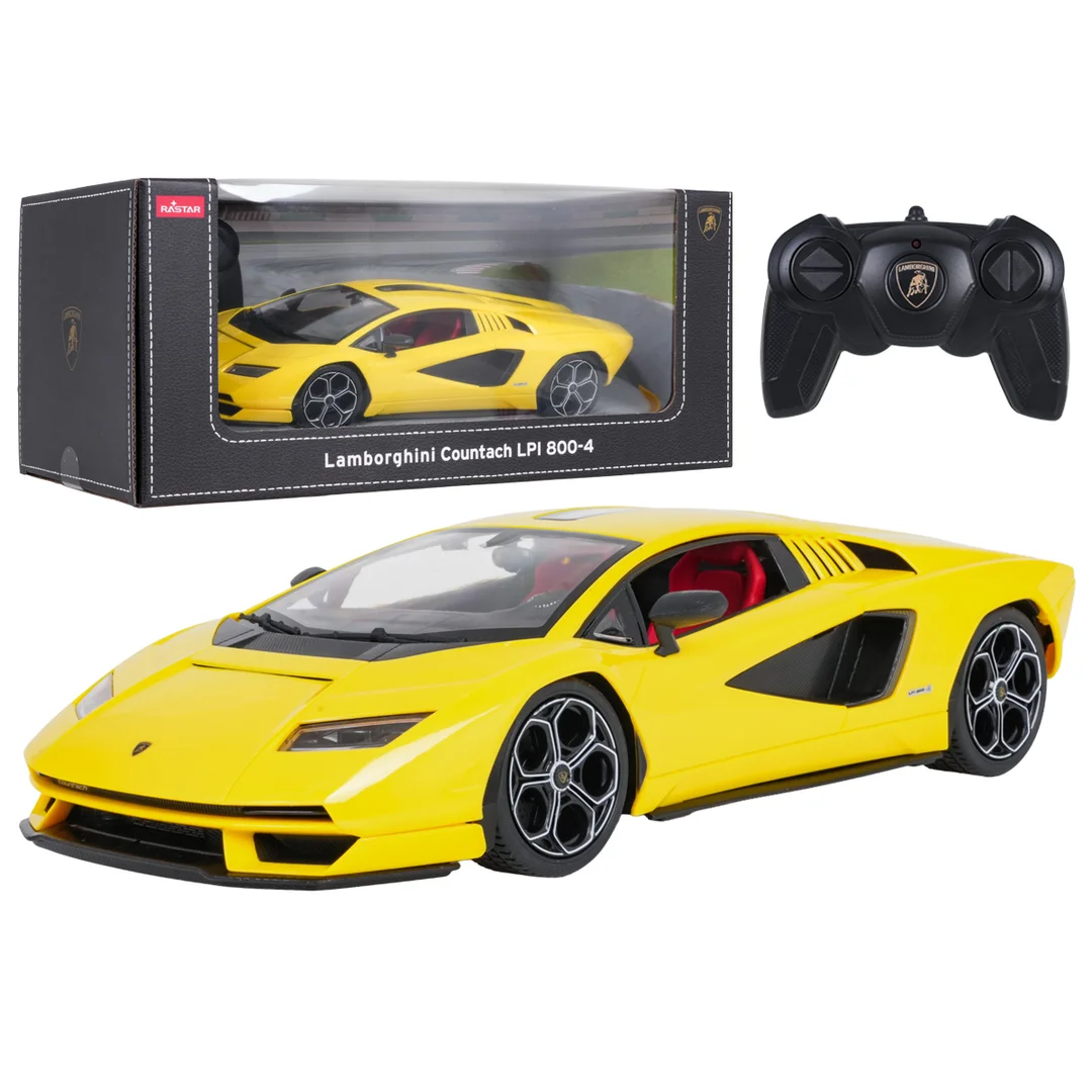 Autko R Lamborghini Countach Żółty RASTAR