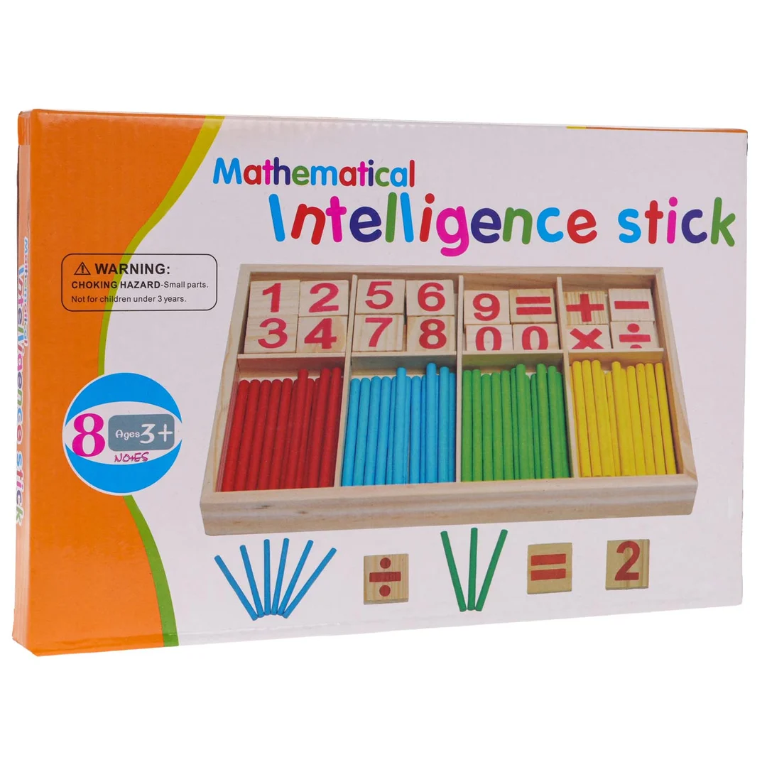 Drewniana Gra Matematyczna Patyczki