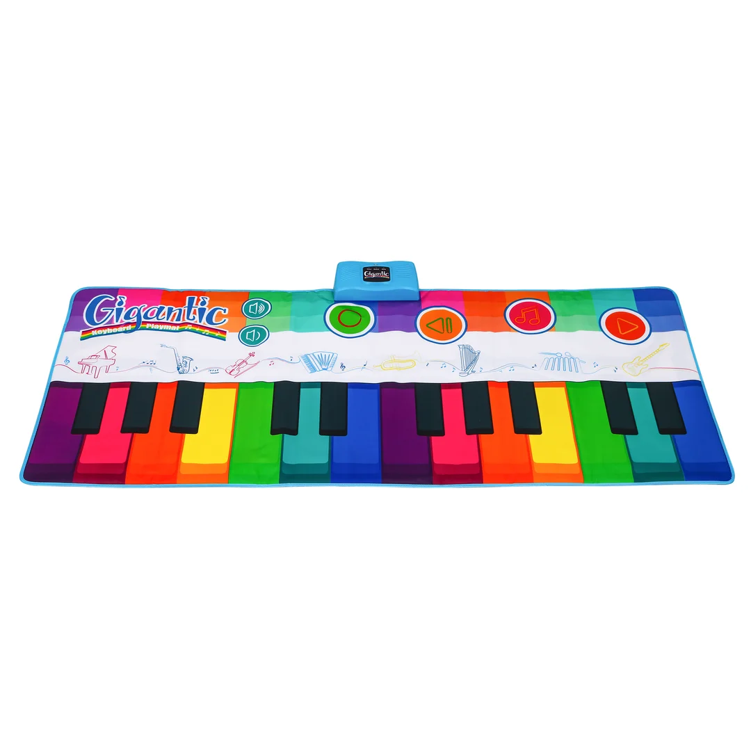 Duża Mata Muzyczna Super Kolorowy Keyboard