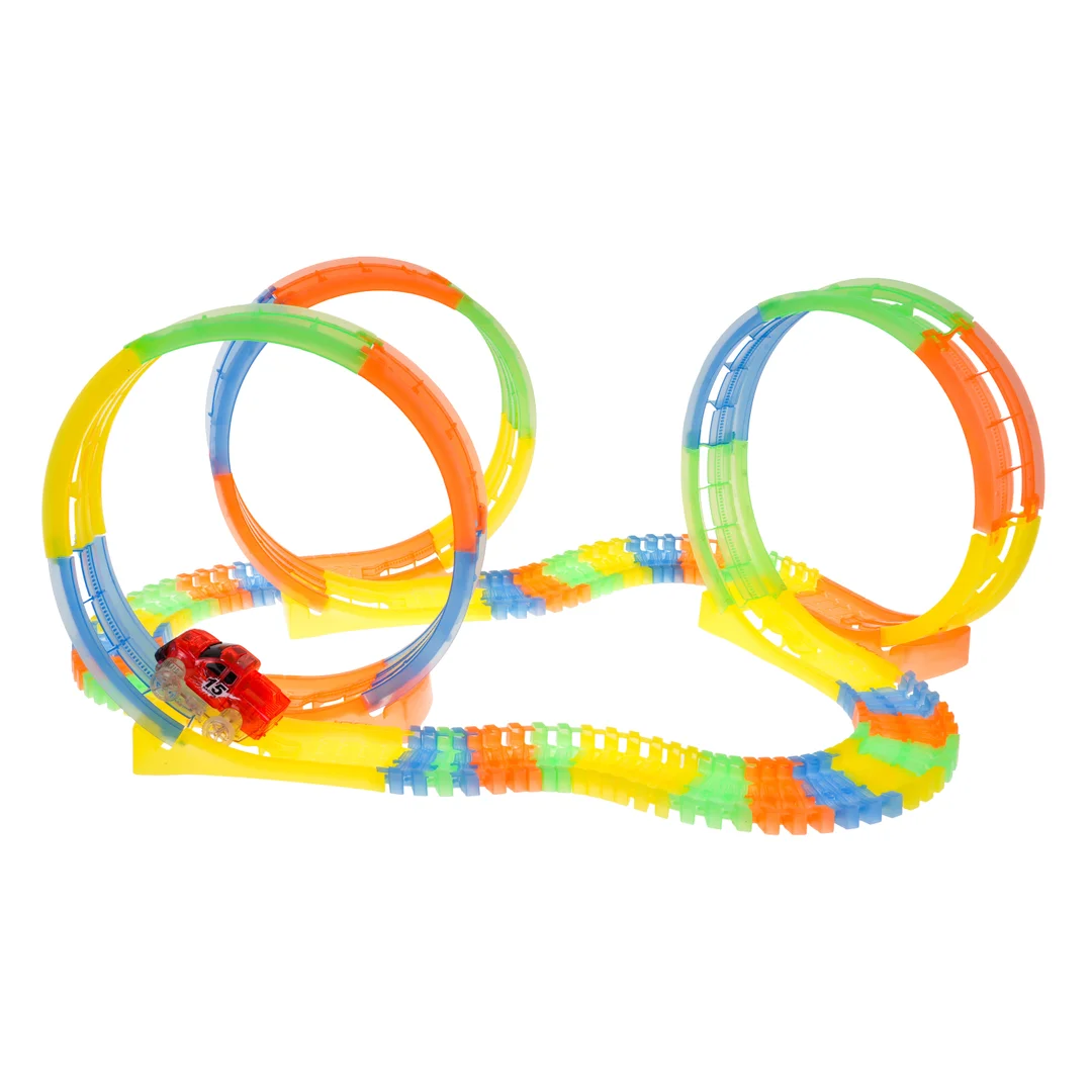 Fluorescencyjny Tor Wyścigowy dla Elastyczne Autko z