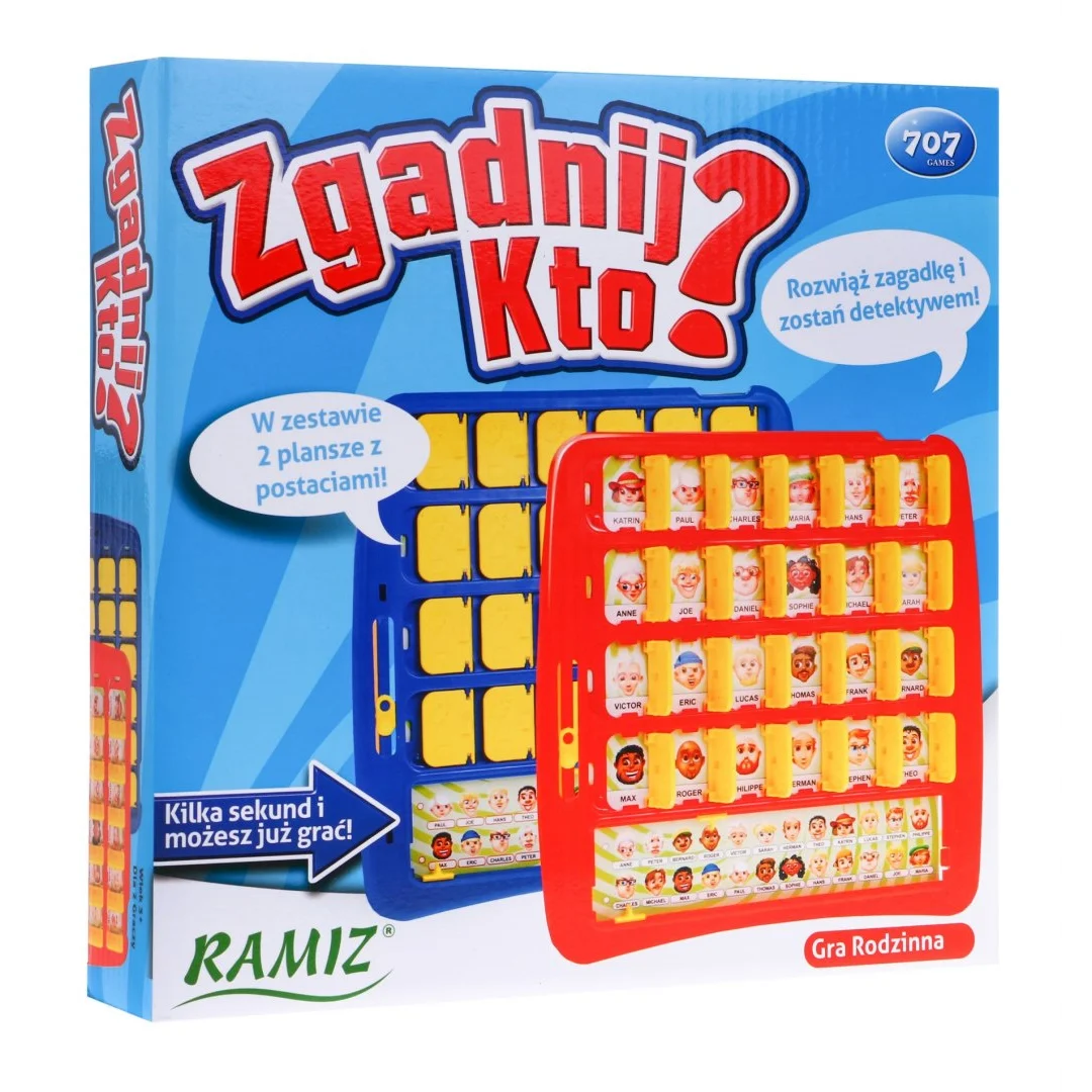 Gra edukacyjna familijna Zgadnij Kto PL