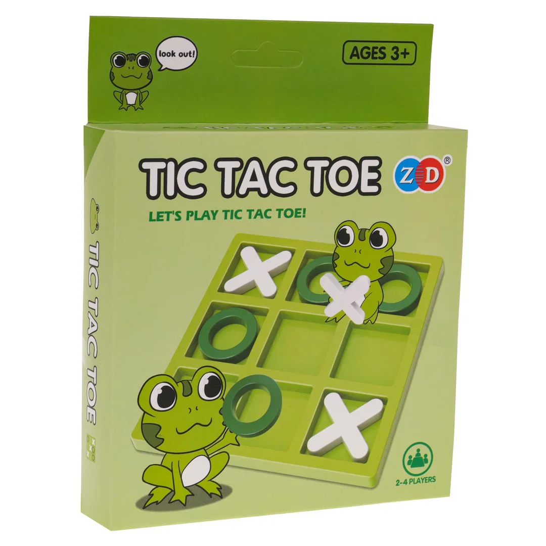 Gra Logiczna Kółko i Krzyżyk MINI Żaba