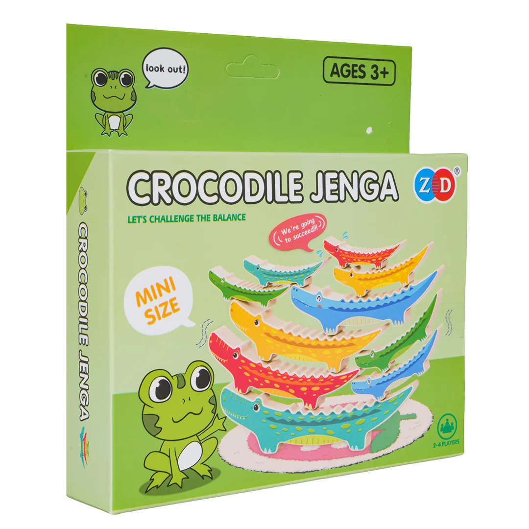 Gra Zręcznościowa Dżenga Zwierzątka Edycja Żabka