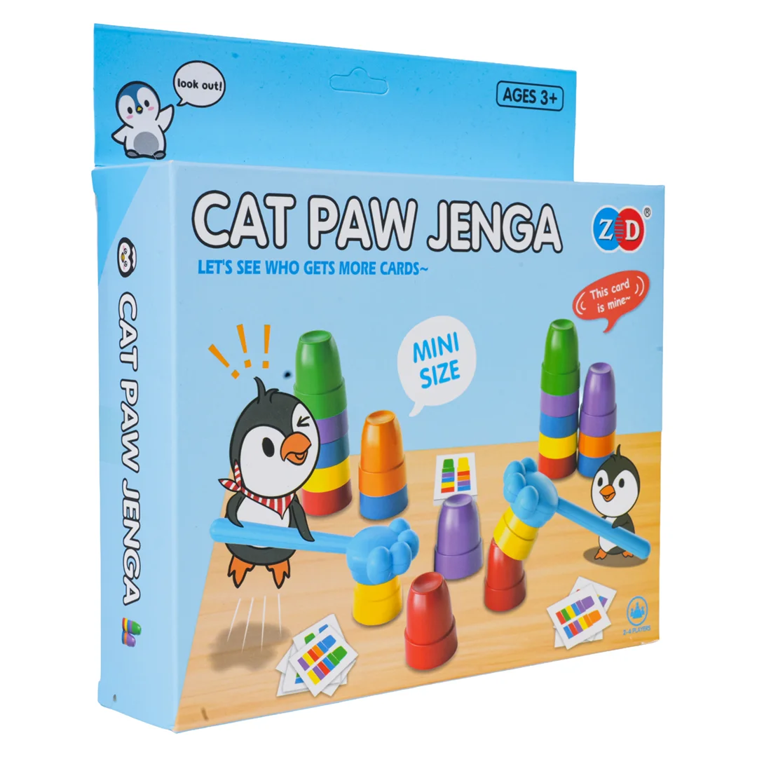Gra Zręcznościowa Kubeczki Karty Edycja Pingwinek