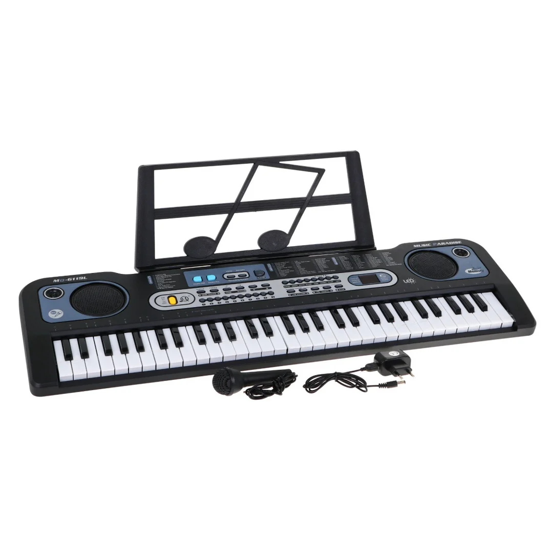 Keyboard z podświetlanymi klawiszami dla Mikrofon Stojak na nuty model