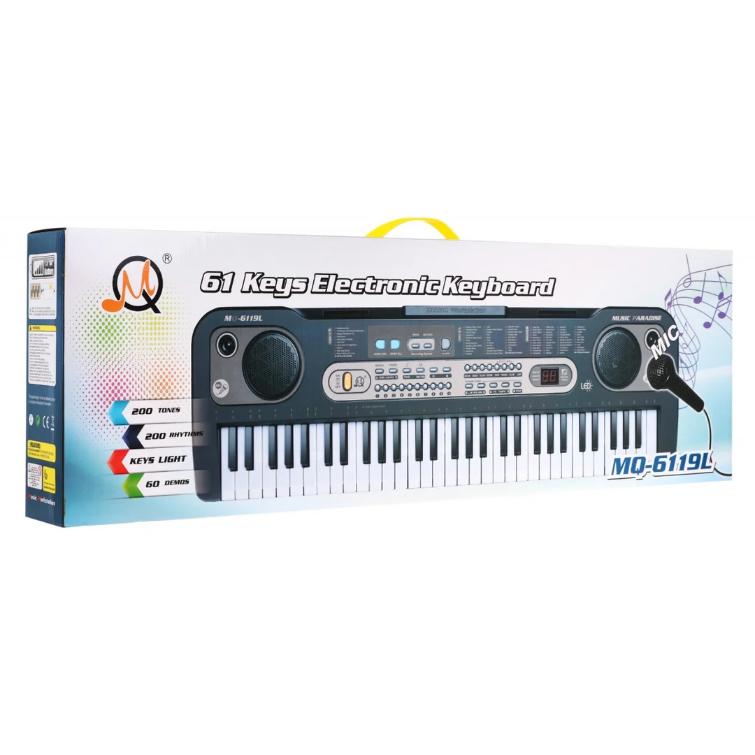 Keyboard z podświetlanymi klawiszami dla Mikrofon Stojak na nuty model