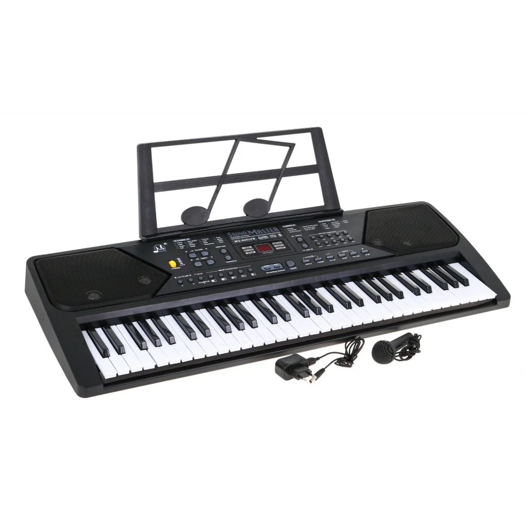 Keyboard z trybem nauki dla Stojak na nuty Mikrofon Radio model