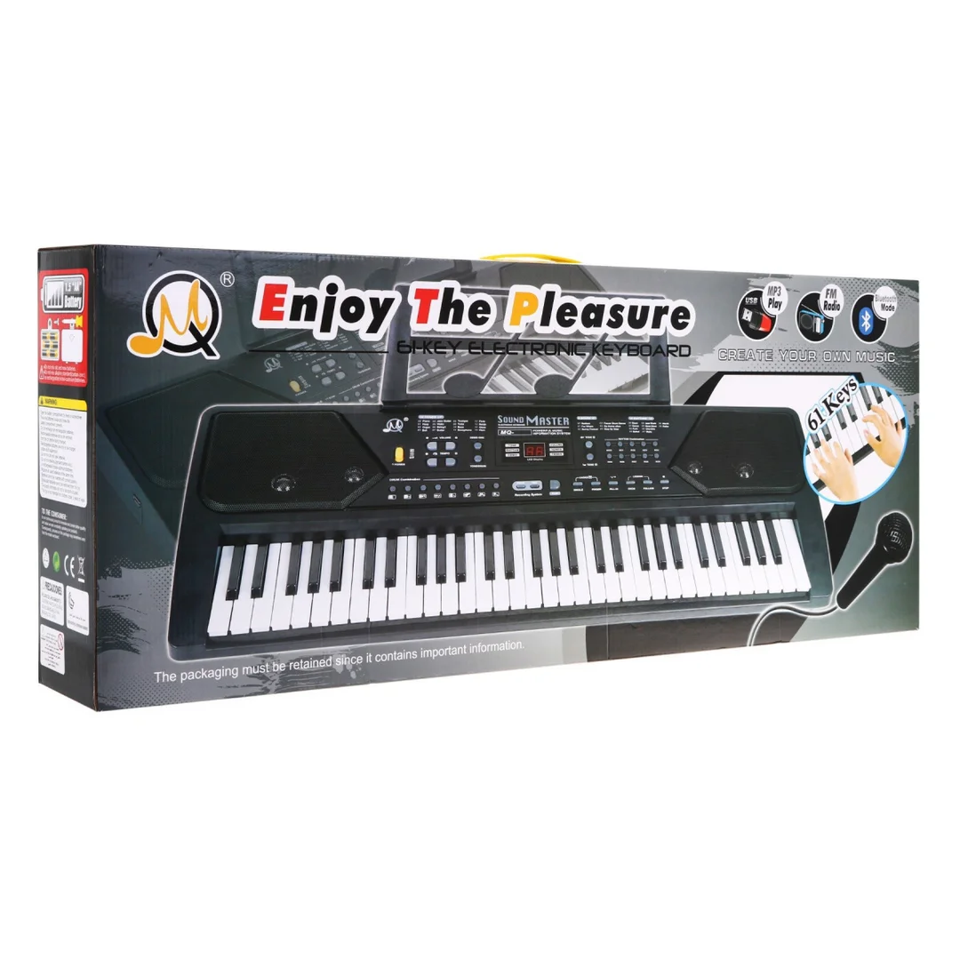 Keyboard z trybem nauki dla Stojak na nuty Mikrofon Radio model