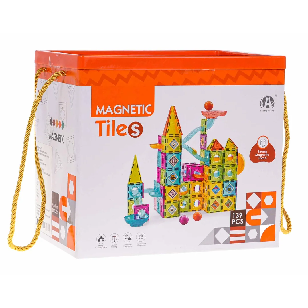 Klocki Magnetyczne Zamek Tor