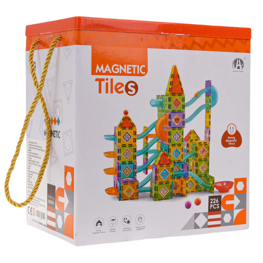 Klocki Magnetyczne Zamek Tor