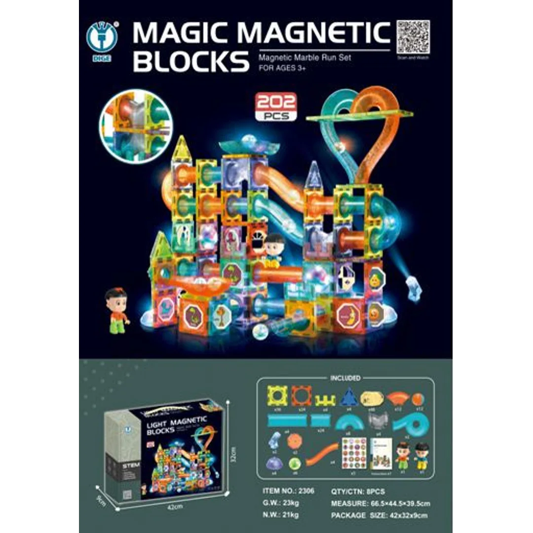 Klocki Magnetyczne elementów