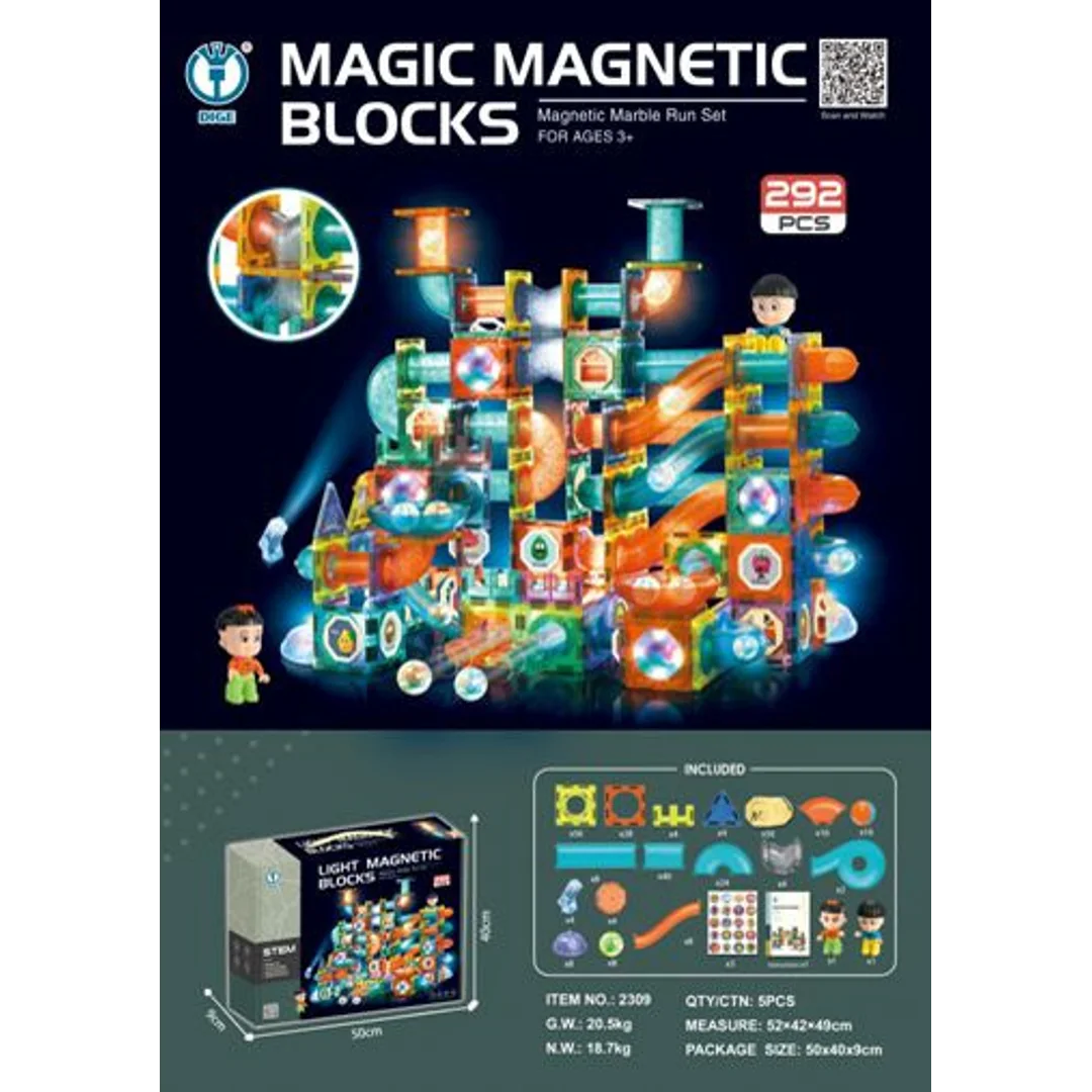 Klocki Magnetyczne elementów