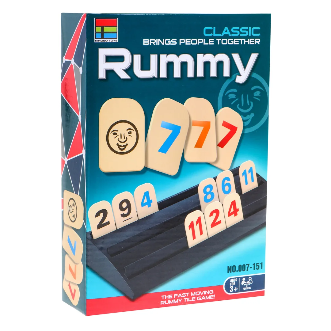 Logiczna gra liczbowa Rummy dla dzieci dorosłych Rodzinna rozrywka Nauka matematyki