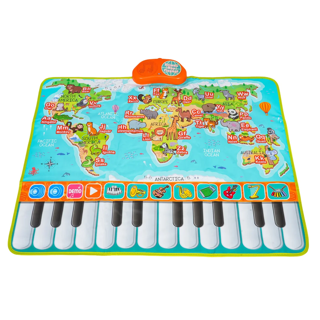Mata Muzyczna Keyboard Świat Zwierząt
