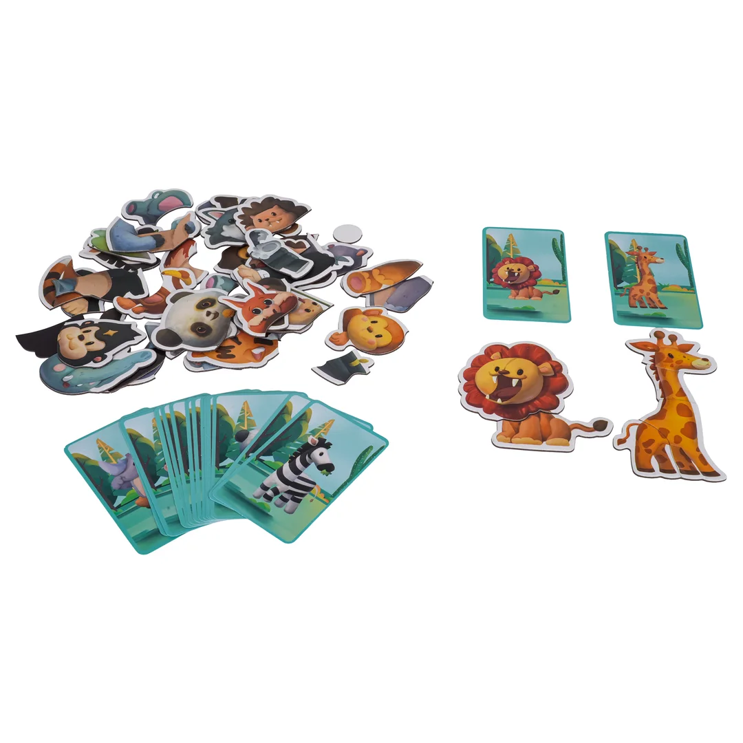 Puzzle Magnetyczne Książeczka Safari
