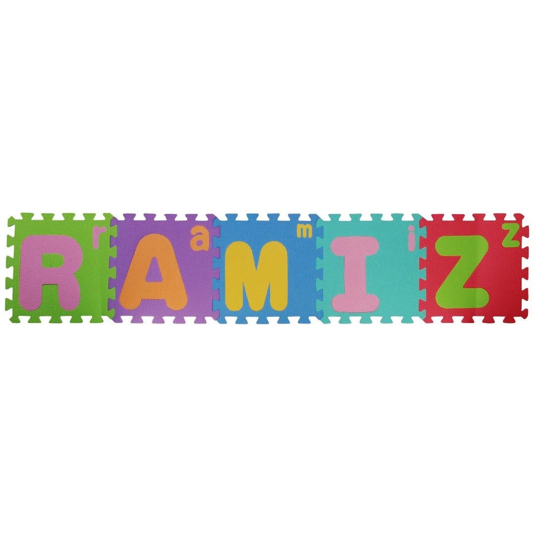 Puzzle piankowe Litery dla Pianka EVA Wielkie Małe litery Alfabet Mata podłogowa