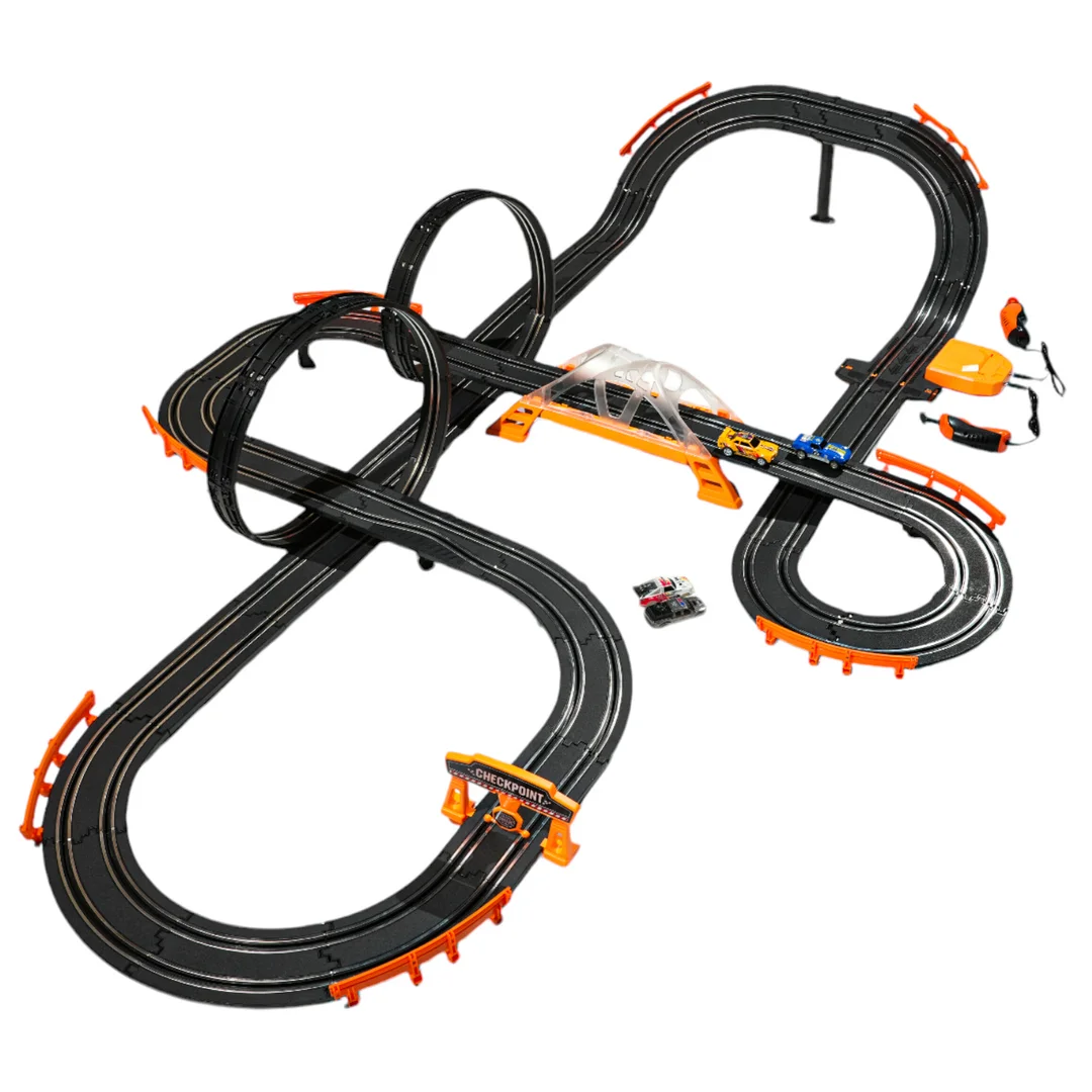Tor Wyścigowy TRACK MASTER z Podświetleniem Akcesoria