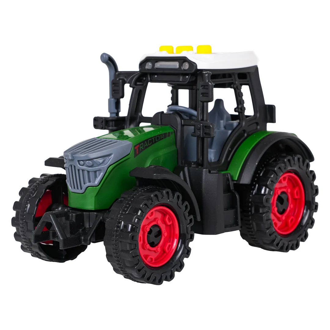 Traktor z Funkcją Świateł i Dźwięku Ciemno Zielony