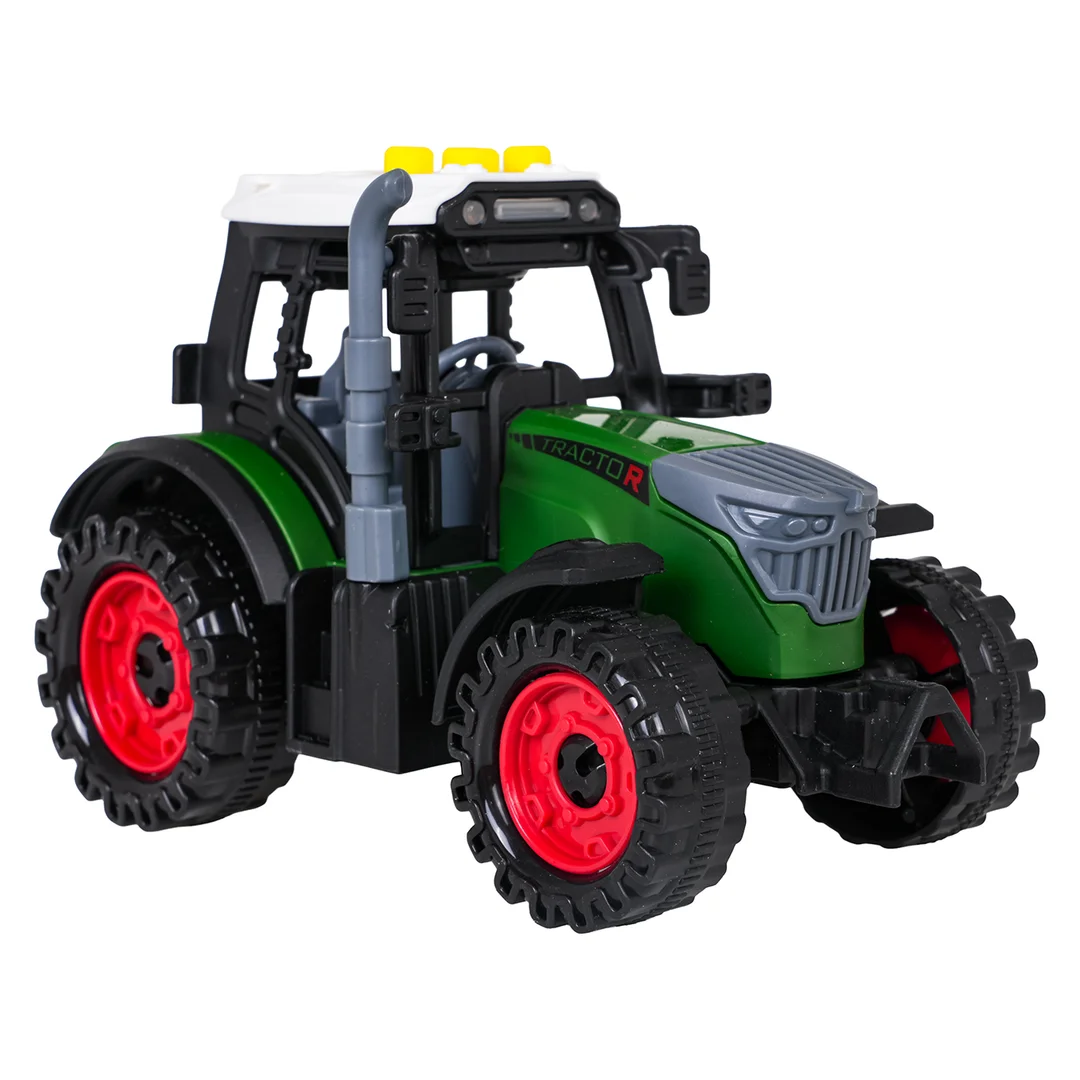 Traktor z Funkcją Świateł i Dźwięku Ciemno Zielony