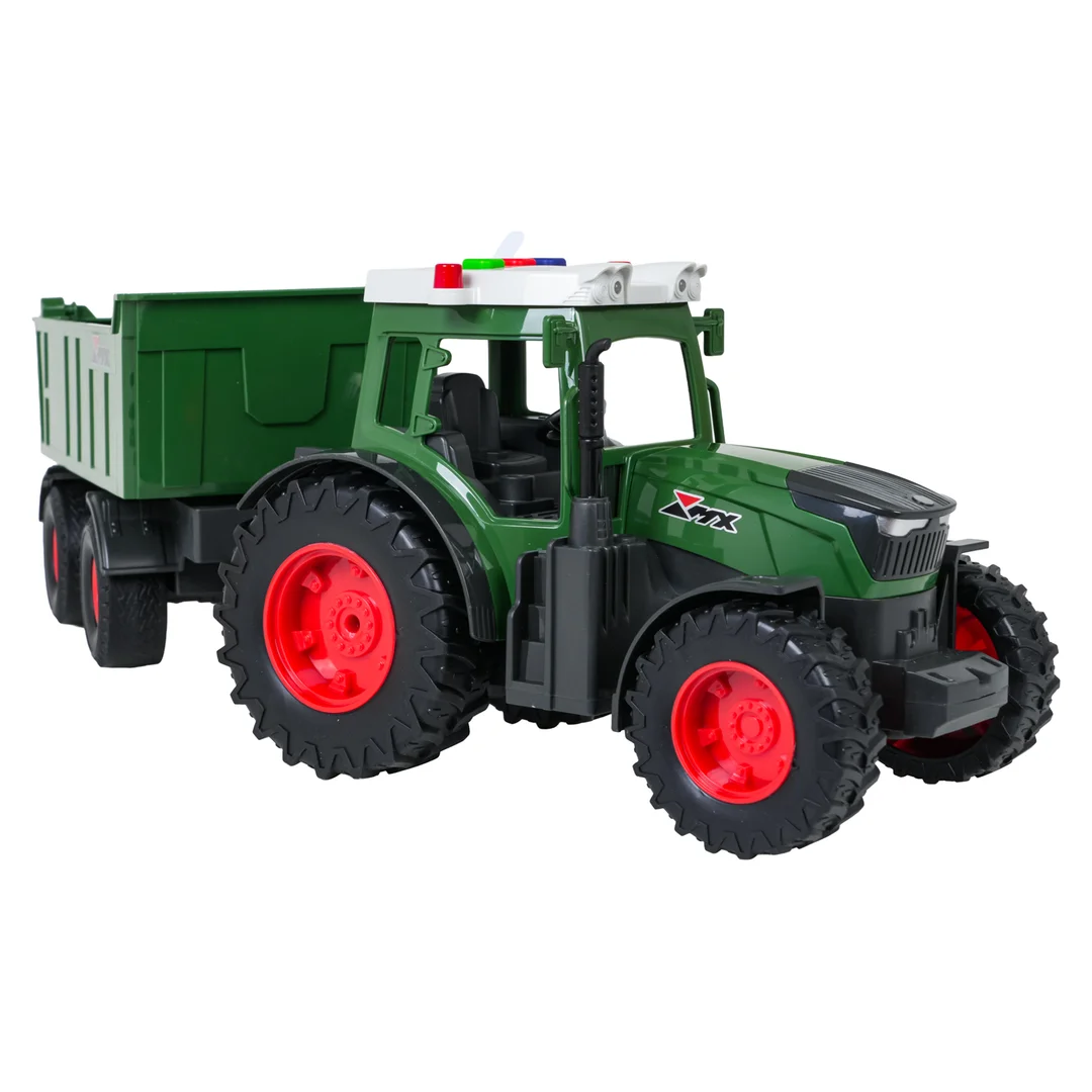 Traktor z Naczepą z Funkcją Świateł i Dźwięku