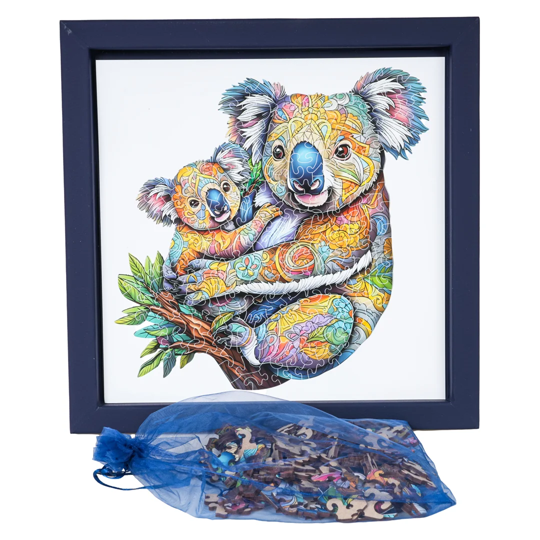 Zestaw Drewnianych Koala