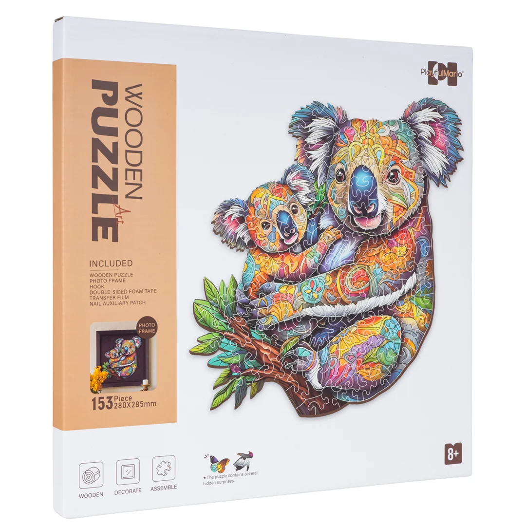 Zestaw Drewnianych Koala