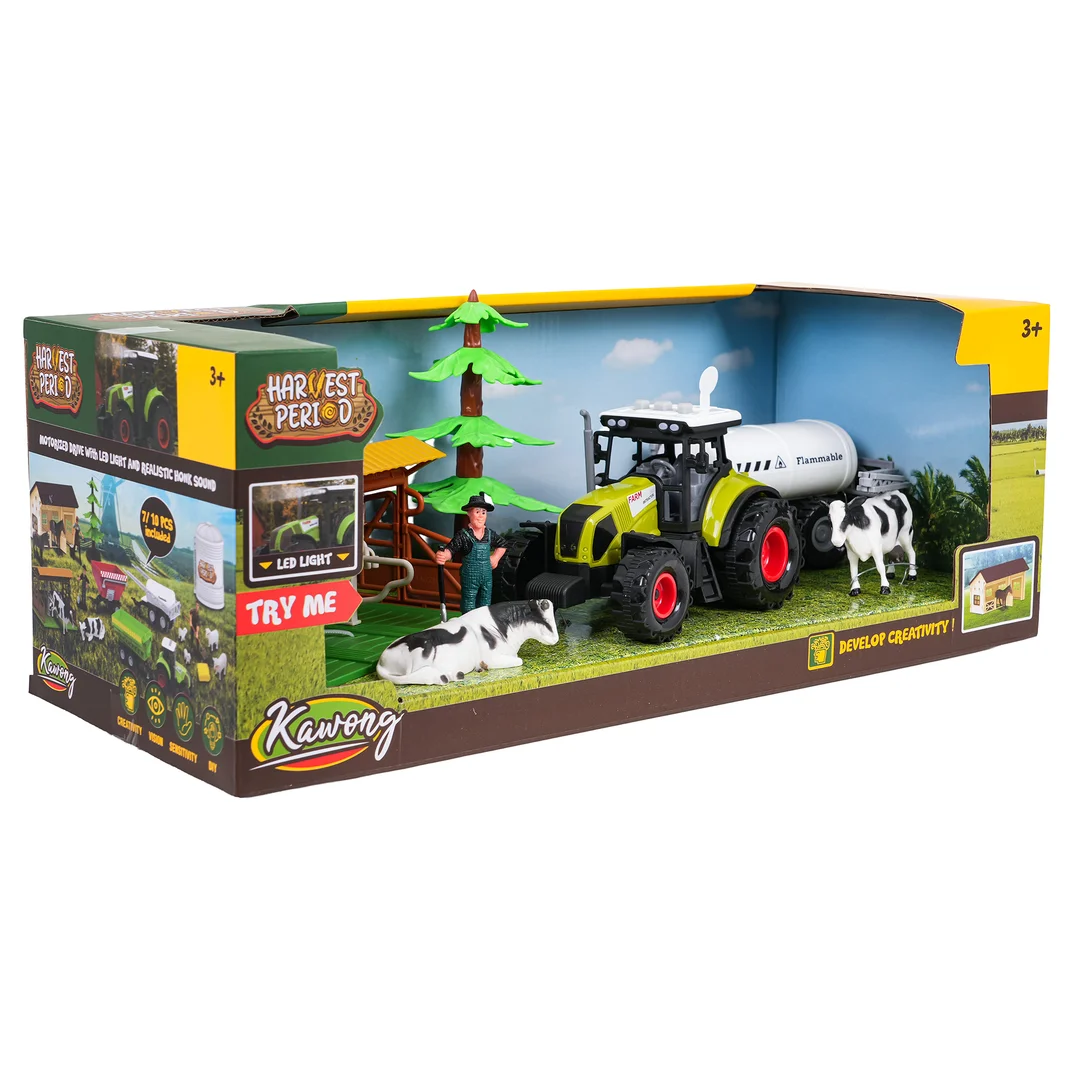 Zestaw Farmerski z Traktorem