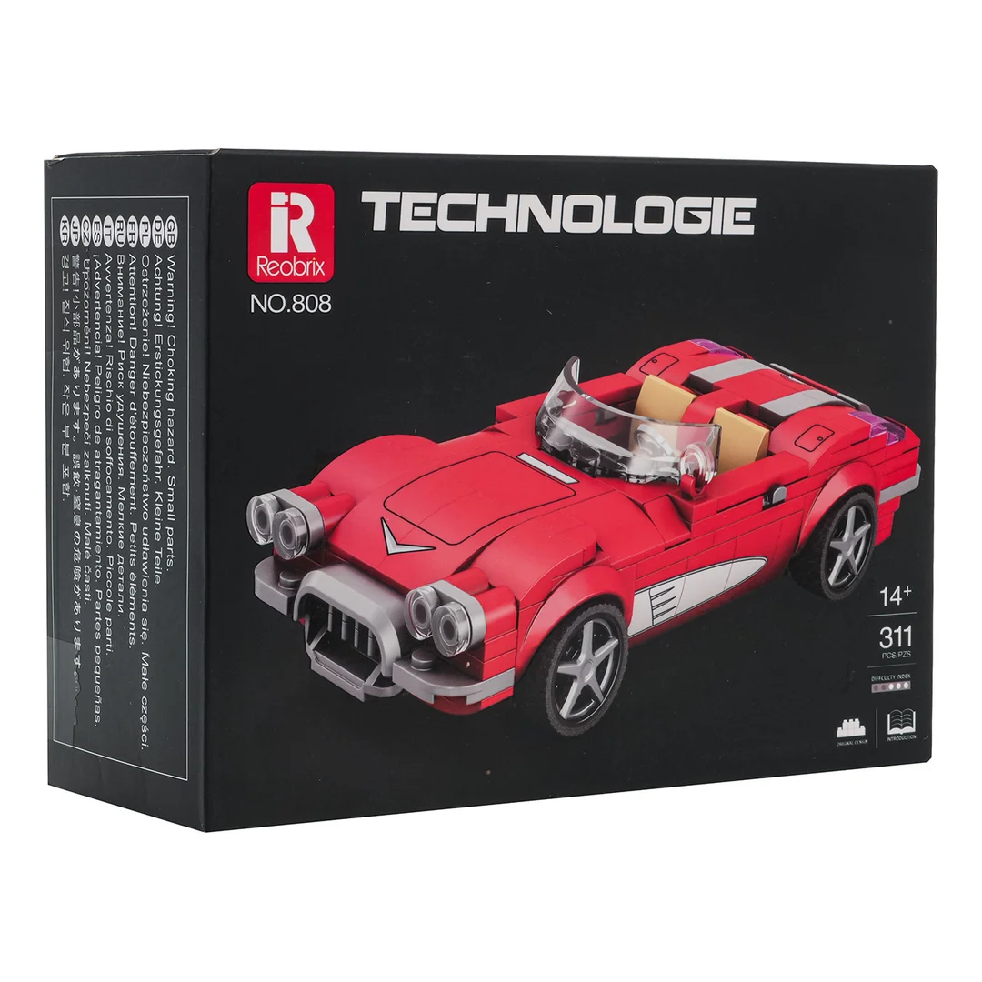 Zestaw Klocków Auto Kabriolet