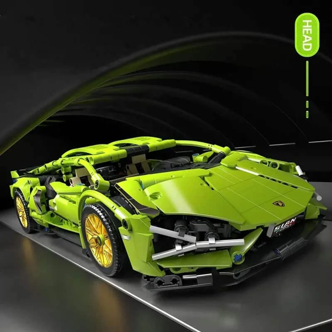 Zestaw Klocków Auto Sportowe
