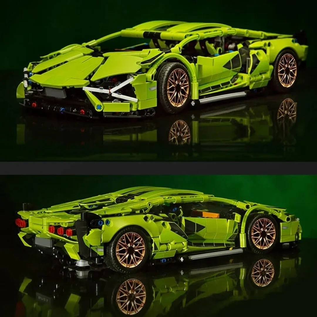 Zestaw Klocków Auto Sportowe